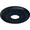 Ekena Millwork Palmetto Ceiling Medallion (Fits Canopies up to 4 7/8"), 12 1/8"OD x 3 1/2"ID x 1"P, Midnight Dream CM12PMMDF - alternate 4